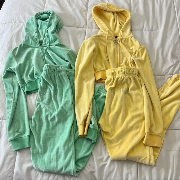 Juicy Couture Jackets & Blazers - PrettyLittleThing bling Sweatsuits